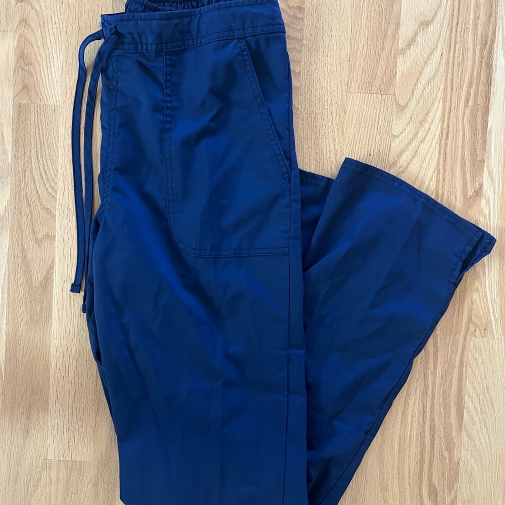 Women Tall Small Navy Blue Scrub Pants
